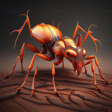 3D model Myrmica alaskensis (STL)